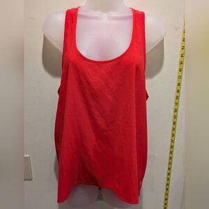Frenchi Vibrant Red Tank Top Size M